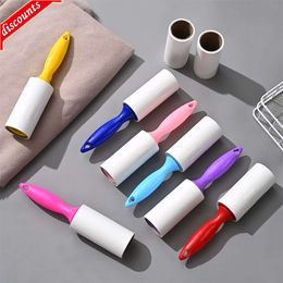 Upgrade 100pcs/lot Household Sticky Lint Roller Brush Clothes and Pet Lint Removal Brush Replacement Rolling Paper Peel-Off Sticky Lint Remover