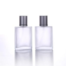 1Pcs 30 50ml Frosted Glass Refillable Spray Bottle Sprayable Empty Bottle Travel Size Portable Bottles Perfume Reuse346s