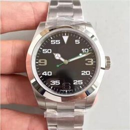 Watch AIR-KING Series 40MM Sapphire Mirror 116900 Style Automatic Mechanical Movement High Quality 316L Stainless Steel Strap Orig344Z