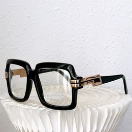 Vintage Square Eyeglasses Frame Gold Black Eyewear 6008 Transparent Optical Glasses Frames Men Fashion Sunglasses Frames Eye Wear 216D