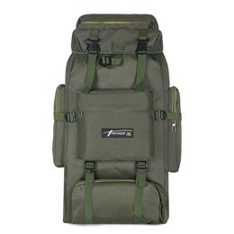 Backpack 70L Outdoor Bags Molle Military Army Tactical Backpacks Rucksack Sports Bag Waterproof Camping Hiking Climbing Travel263n