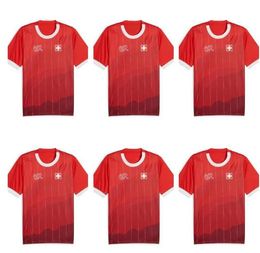 23-24 Switzerland Customised home thai quality soccer jerseys yakuda dhgate Discount Football wear 9 SEFEROVIC 10 XHKA 23 S HAQIRI 7 EMBOLO