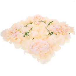 Decorative Flowers Silk Flower Wall Panel Backdrop Decor Bathroom Decorations Artificial Floral Cloth Board