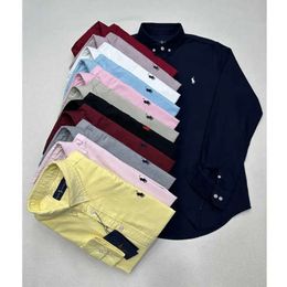 2023 Spring and Autumn Long Sleeve Thick Oxford Spinning Paul Business fashion Casual Youth Cotton Men's Shirt Coat 688ss