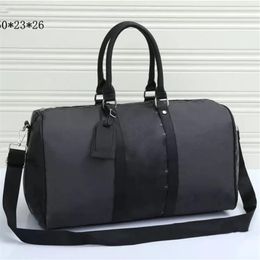 Duffle bag Classic 45 50 55 Travel luggage handbag leather crossbody totes shoulder Bags mens womens handbags2586
