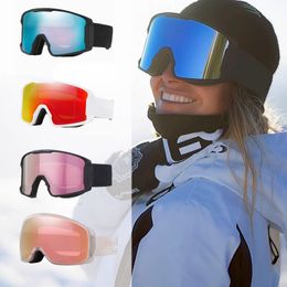 New O remember the same type of ski glasses men and women rock mine pillar double-layer anti-fog anti-sand eye protection PF