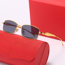 New Fashion Men Optical Frame Glasses Rimless Gold Metal Buffalo Horn Eyewear Clear Lenses Sunglasses occhiali lentes Lunette De S3092