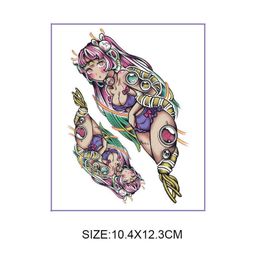 Dark Cute Soft Pure Desire Wind Cartoon Rabbit Girl Bow Personalized Tattoo Sticker Flower Arm