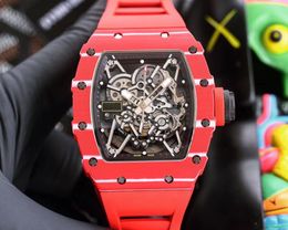 Men's Watch Automatic Watch 48 * 42904L Carbon Fiber Case Sapphire Mirror High Quality Men's Watch rm035-02