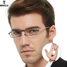 Anti Blue Light Folding Reading Glasses Magnet Men Women Optical Portable Presbyopic Diopter Foldable Eyewear With Box Sunglasses305U