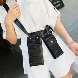 Causal Women Waist Bag Fashion Leather Chest Bags Waist Bag High-quality Female Crossbody Fanny Pack Girl Small Phone Pack 220615213h