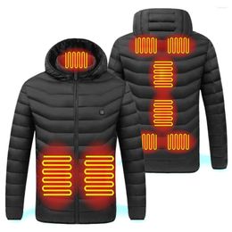 Blankets 9 Heated Areas Electric Heating Jackets 3 Gear Temperature USB Charging Fast For Outdoor Sports Blanket