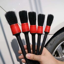 New 1pcs/5pcs Detailing Brush Set Car Brushes Car Detailing Brush For Auto Cleaning Dashboard Air Outlet Wheel Wash Maintenance Tool