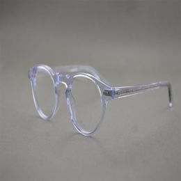 Whole-ov5186 Gregory Peck fashion round eyeglasses frames Vintage optical myopia women and men eyewear prescription sun lens241x