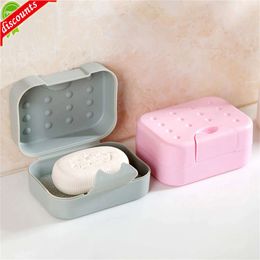 Upgrade Travel Portable Soap Box Sealing Waterproof Soap Holder With Drainage Sponge Dual Purpose Soap Storage Box Bathroom Accessories