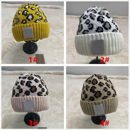 Designer Beanie Brand Caps For Women Men Winter Knitted Leopard Hats Unisex Ladies Warm Gorras Tie Dye Knit Beanies 2021268w