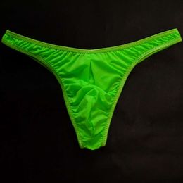 Hot Sissy Thong String Men S Sexy Underwear Panties Translucent Ice Silk Tanga Gay Wear Jockstrap