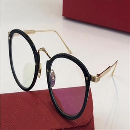 New fashion design optical glasses 0014 round frame transparent lenses retro simple style clear glasses can be prescription lens233s