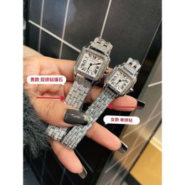 expensive panthere watch for women cater full diamond womenwatch white dial AAA high quality swiss quartz ladies ice out watches Montre tank femme luxe Z08F