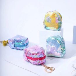 New Cute Kawaii Coin Purse Student Zipper Coin Purse USB Data Line Earphone Mini Storage Bag Key Bag Children's Birthday Gift