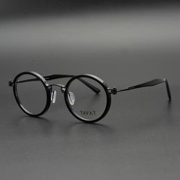 2020 new round antique designer glasses personality couple models glasses frame male myopia prescription glasses frame296K