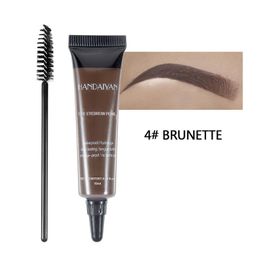 HANDAIYAN 6 Colours Eyebrow dye Waterproof Tint Makeup Brush Set Brown Enhancer Eye Brow Dye Cream Make Up Paint Cosmetic