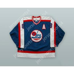 Custom RANDY CARLYLE 8 WINNIPEG JETS HOCKEY JERSEY NEW Top Stitched S-M-L-XL-XXL-3XL-4XL-5XL-6XL