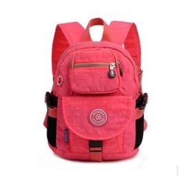 Whole-16colors Women Floral Nylon Backpack Female Brand JinQiaoEr l Kipled School Bag Casual Travel Back Pack Bags 227R