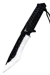 Knife self-defense outdoor survival knife sharp high hardness field survival tactics carry straight knife blade Strong and sharp