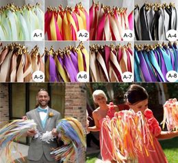 Twrling fairy ribbon streamers party decoration wedding ribbon wooden sticks angel wands with bells party decorations practica6345823