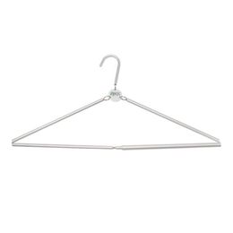 1pc Portable Foldable Hanger Aluminium Alloy Clothes Rack For Travel Household Dormitory Coat Hangers Folding Hangers338r