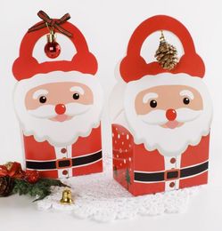 Merry Christmas paper gift wrap box 2021 Santa Claus candy boxes Customized design for party supplies2119923