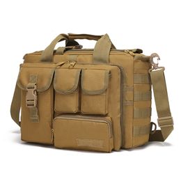 Evening Bags Military Backpack Tactical Messenger Shoulder Bag Men Laptop Handbags Briefcase Outdoor Multifunction Climbing Travel 231208