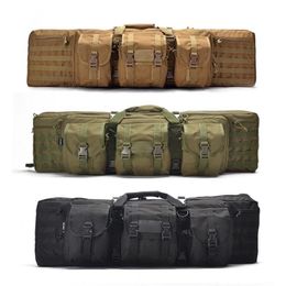 Stuff Sacks 47'' 42'' 36'' Militray Tactical Backpack Double Rifle Bag Case Outdoor Shooting Hunting270O