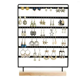 Jewellery Pouches Earring Holder Organiser Women Stud Display Rack Large Capacity Pendant Storage 6 Layers For Dresser Home