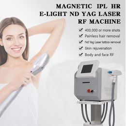 New Arrival Desktop 3 in 1 OPT IPL Hair Removal Nd Yag Pico Tattoo Washing RF Skin Tightening Whitening E Light Anti-aging Wrinkle Remover