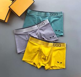High quality NEW Underpants Mens Underwears Designer Short Underwear Boxer Ice Silk Summer Ultra Thin Section Popular Loose Shorts Head Slit