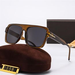 Brand Designer Sunglasses James Bond Tom Sunglass Super Star Celebrity Driving Sunglass for Men Women Eyeglasses With Box 7 Colors230D