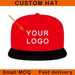 Custom baseball hat small MOQ order flat brim full close fitted 3D fashion embroidery trucker basketball football golf tennis spor239s