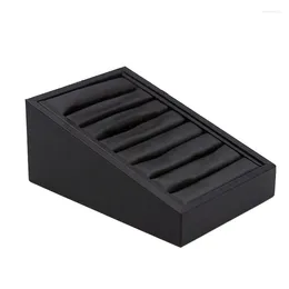 Jewellery Pouches 1 Piece Rings Earrings Tray Storage Box Organiser Case Display Holder Charming Women For Trays Countertop Stores