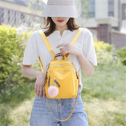 Small Women Backpack Mini Backpack Korean Fashion Bookbag High Quality Travel Oxford Back pack for Teenage Girl Mochila Feminina K285t