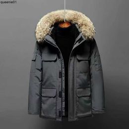 Men's Jackets Goose Down Men's and Women's Mink Fur Collar Couple Winter Fashion Outdoor Thickened Warm Custom Designer Clothing