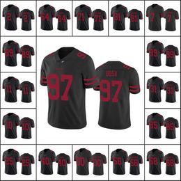 San Francisco''49ers''Men 97 Nick Bosa 7 Colin Kaepernick 85 George Kittle 19 Deebo Samuel Custom Women Youth Football Jersey