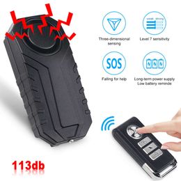 New Anti-Theft Device Bike Motorcycle Electric Car Vehicle Security Anti Lost Reminder Vibration Warning Remote Control Alarm Sensor