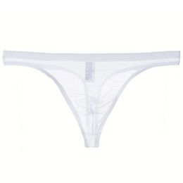 New Men S Sissy Transparent Net Yarn Ultra Thin Under Wear Gay Sexy Breathable Jockstrap Underwear Thong
