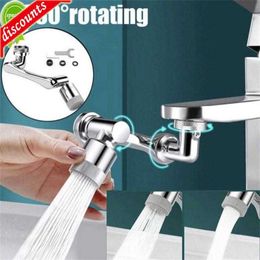 Upgrade Faucet 1080 Rotatable Universal Rotating Sprayer Head Dual Wash Basin Kitchen Arm Extension Faucets Aerator Bubbler Nozzle