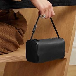 the row Designer Bags Leather and of minority minimalist 90s bag leather solid color portable pillow lunch bagsClassic tote bag TH257j
