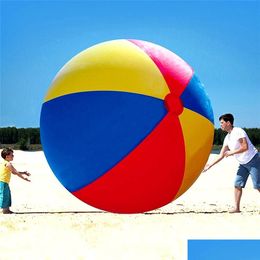 Sand Play & Water Fun Sand Play Water Fun Nt Summer Discount Childrens Adt Toys Swimming Pool Games Pvc Inflatable Beach Ball Balloon Dhzdu