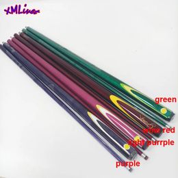 Billiard Cues xmlivet Colourful carbon Pool Billiards cue sticks in 95mm snooker cues 12 split accessories 231208