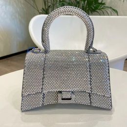 hourglass diamond satchel CrossBody Womens sequin Bags Luxury Designer mens Clutch Top quality summer Shoulder Bags Evening flap Totes chain sling fashion hand bag